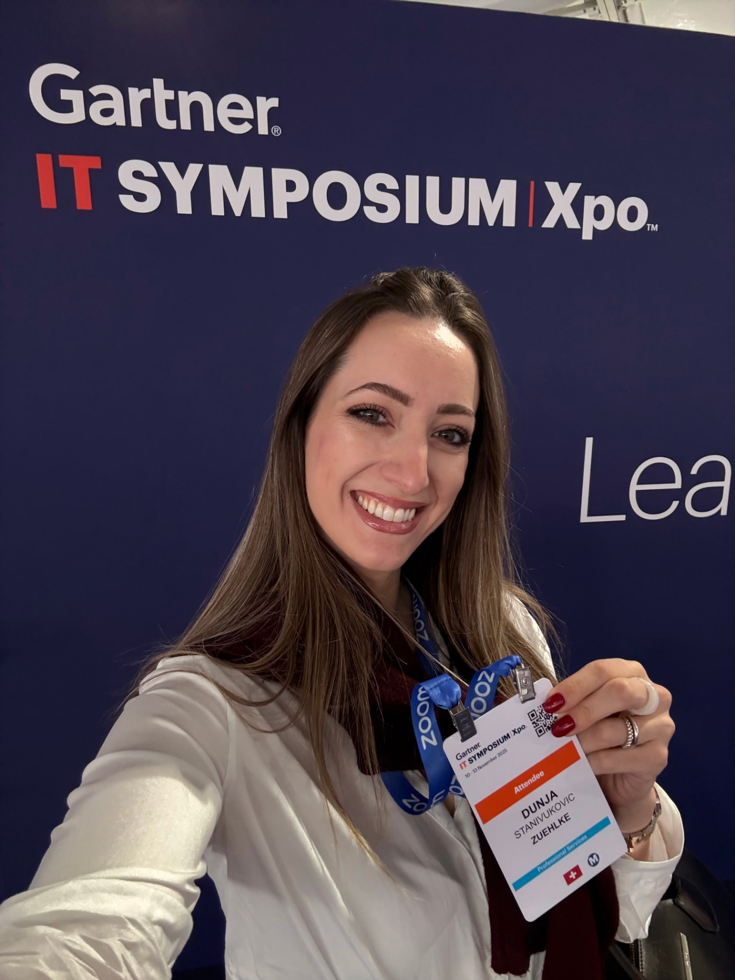 Dunja Stanivukovic at an industry conference